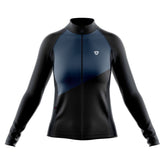 Jersey Ciclismo M/L Mujer GW Half and Half Negro